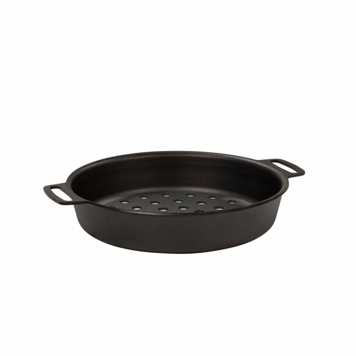 Perforated pan ø24 cm in the group Carbon steel Frying pans at Kockums Jernverk AB (FPER24-080)